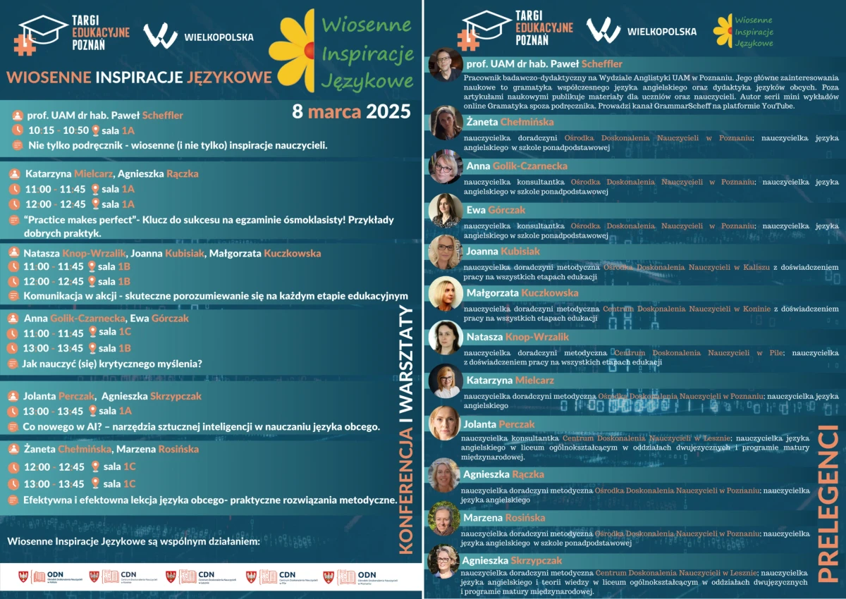 Program "Wiosennych inspiracji jkęzykowych"