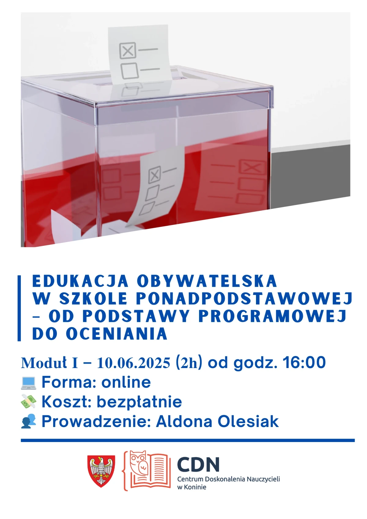 Urna symbolizująca wolności obywatelskie.